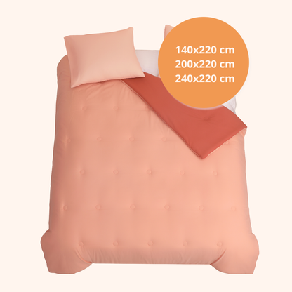 Nørd Berry Blush - Wasbaar hoesloos dekbed