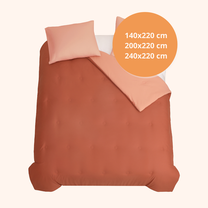 Nørd Berry Blush - Wasbaar hoesloos dekbed