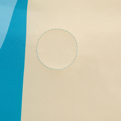 Sommardröm - Blue Breeze - Waschbares, bettbezugloses Daunenbett