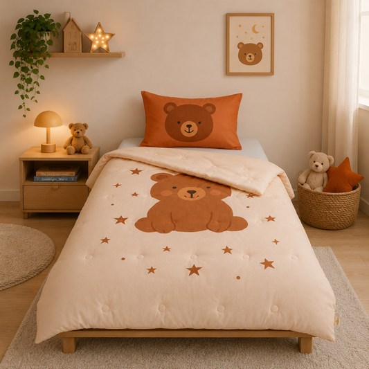 Snork Cuddle Caramel - Waschbare hüllenlose Bettdecke für Kinder