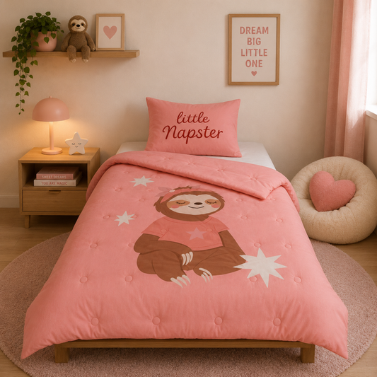 Snork Lazy Days – Waschbare Bettdecke ohne Bezug für Kinder