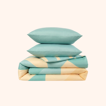Sommardröm - Mint Calm - Waschbare Bettdecke ohne Bezug