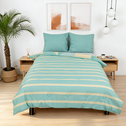 Sommardröm - Mint Calm - Waschbare Bettdecke ohne Bezug