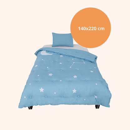 Dream Moonlit Sky - Waschbare Bettdecke ohne Bezug für Teenager und Studenten