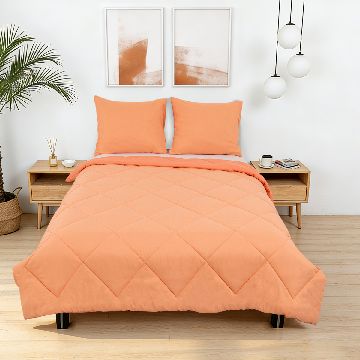 Sommarvino - Nordic Clay - Waschbare Decke ohne Bezug