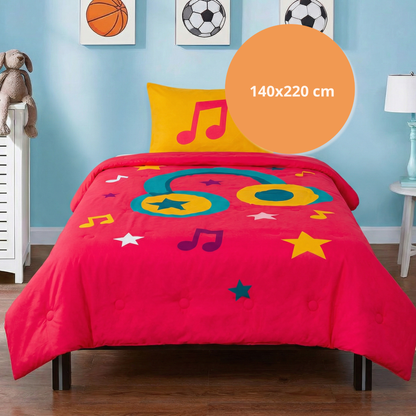 Good vibes - Pop Icons - Wasbaar hoesloos dekbed voor de kinderen