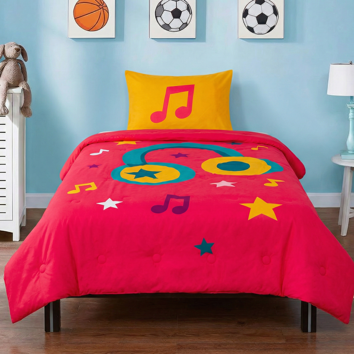 Good vibes - Pop Icons - Wasbaar hoesloos dekbed voor de kinderen