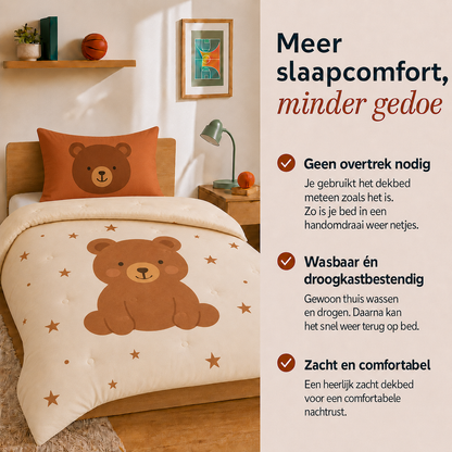 Snork Cuddle Caramel - Waschbare hüllenlose Bettdecke für Kinder