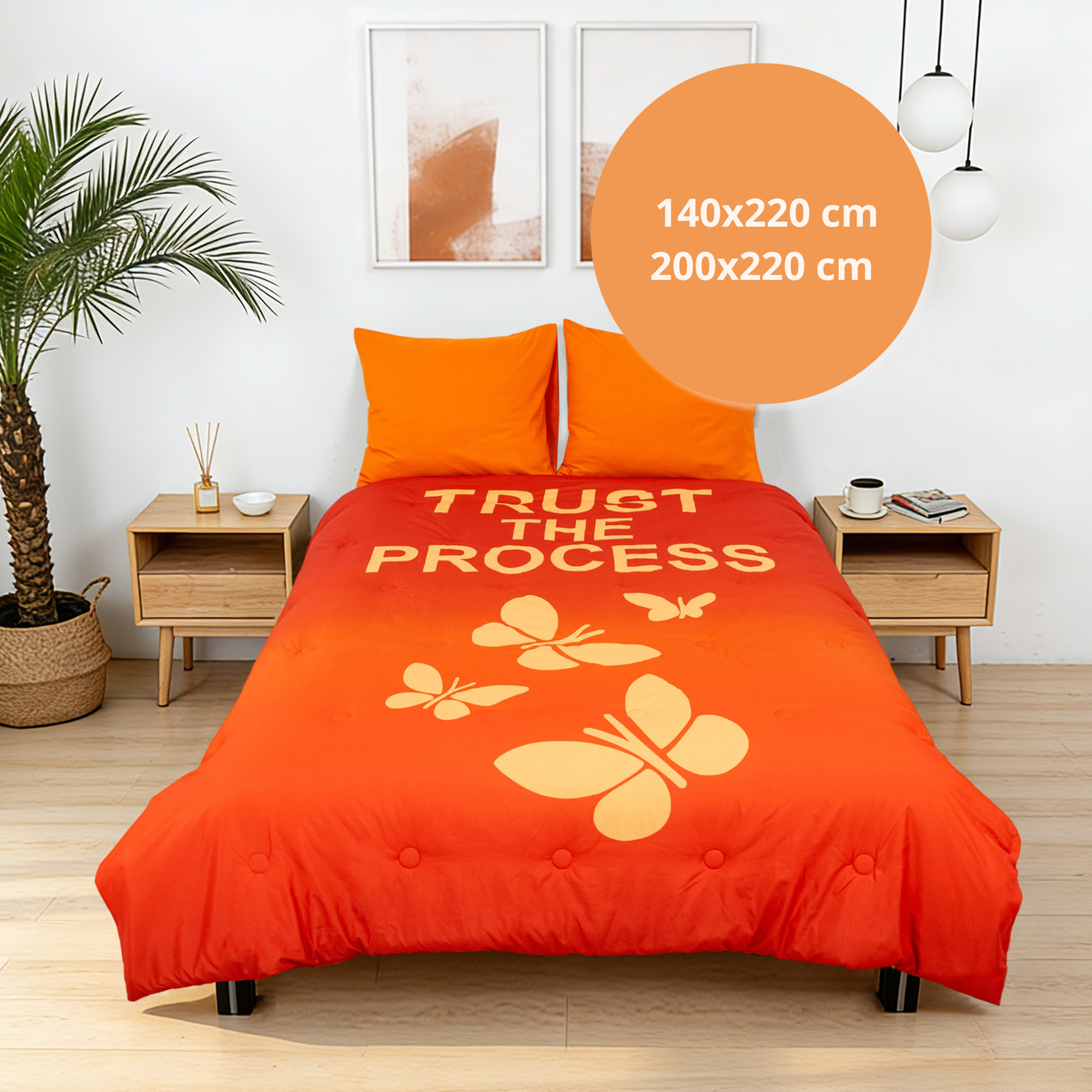 Take-it-Lazy - The Optimist - Waschbare bettbezugslose Decke