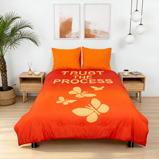Take-it-Lazy - The Optimist - Waschbare bettbezugslose Decke