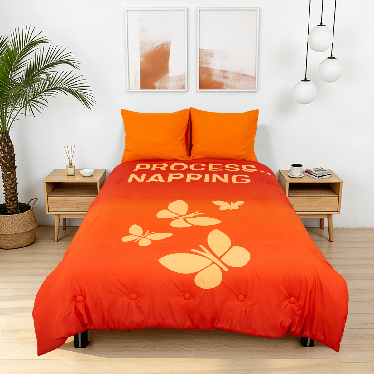 Take-it-Lazy - The Optimist - Waschbare bettbezugslose Decke