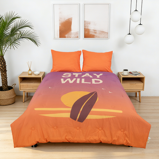 Take-it-Lazy - The Rebel Surfer - Waschbare bettbezuglose Bettdecke