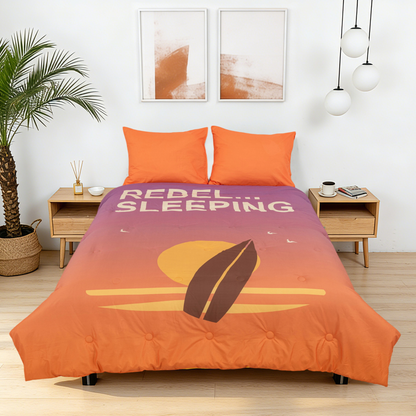 Take-it-Lazy - The Rebel Surfer - Waschbare bettbezuglose Bettdecke