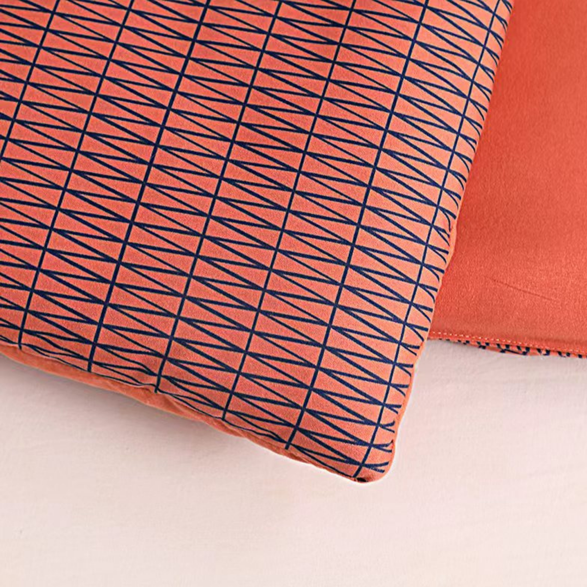 Struktur Velvet Plum - Wasbaar hoesloos dekbed
