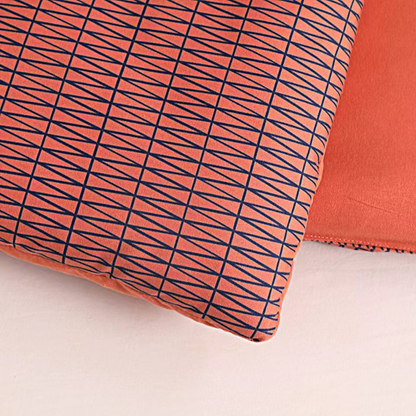 Struktur Velvet Plum - Wasbaar hoesloos dekbed