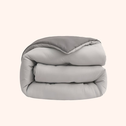 Nørd Stone Grey - Wasbaar hoesloos dekbed