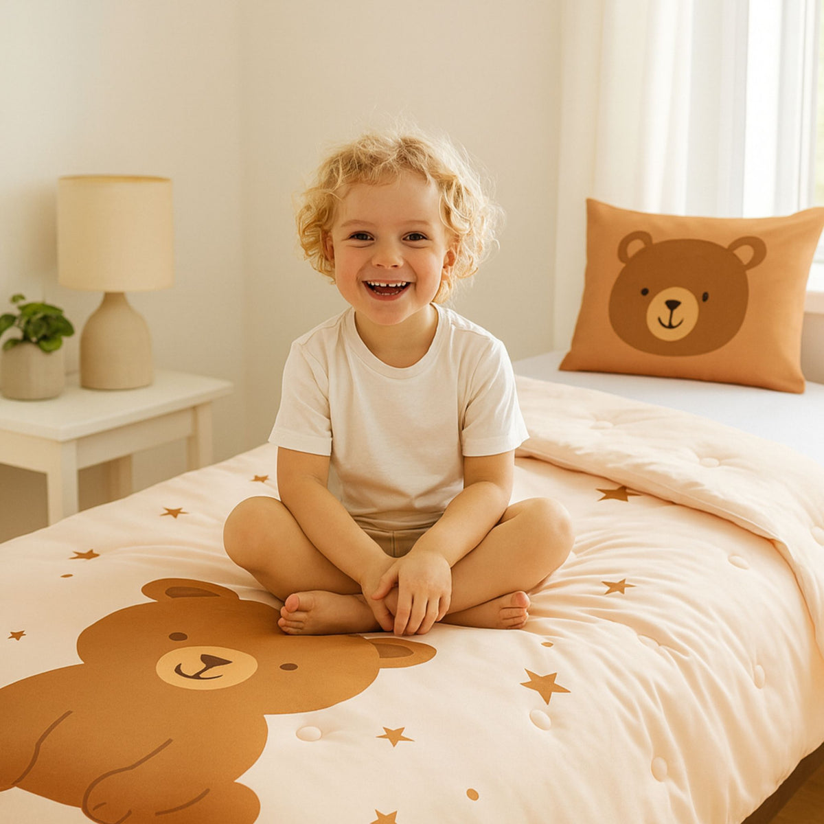 Snork Cuddle Caramel - Waschbare hüllenlose Bettdecke für Kinder