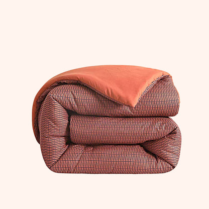 Struktur Velvet Plum - Wasbaar hoesloos dekbed